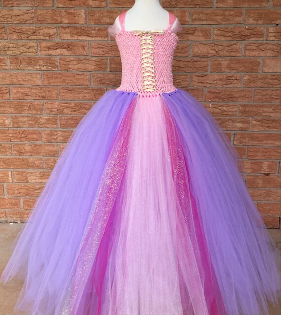 Rapunzel tutu traje vestido rapunzal traje de princesa | Etsy México