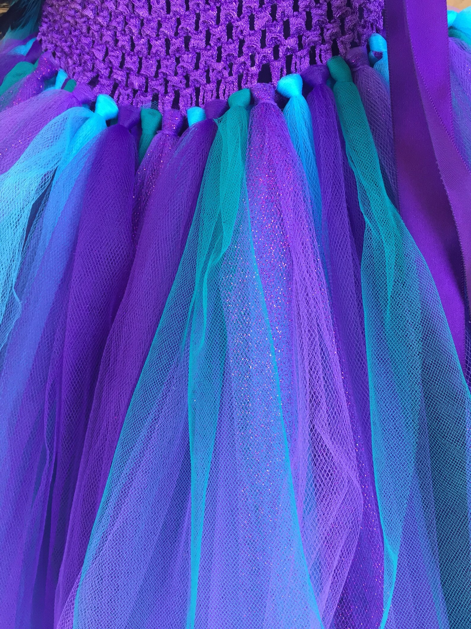 Purple Plum Peacock Wedding Peacock Flower Girl Dress Teal | Etsy