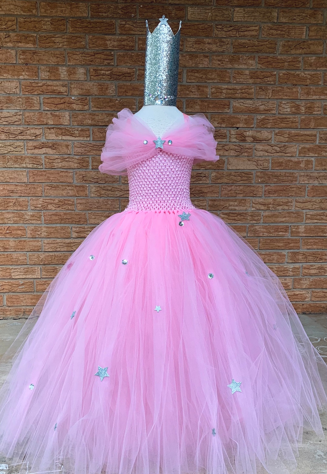 Glinda the Good Witch Costume, Pink Good Witch Dress, Pink Princess, Glinda Costume Dress Tutu ...