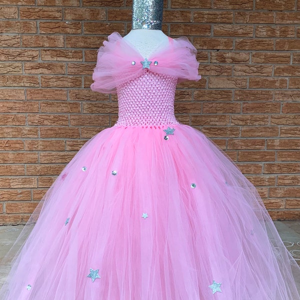 Glinda the good witch costume, pink good witch dress, pink Princess, Glinda costume dress tutu