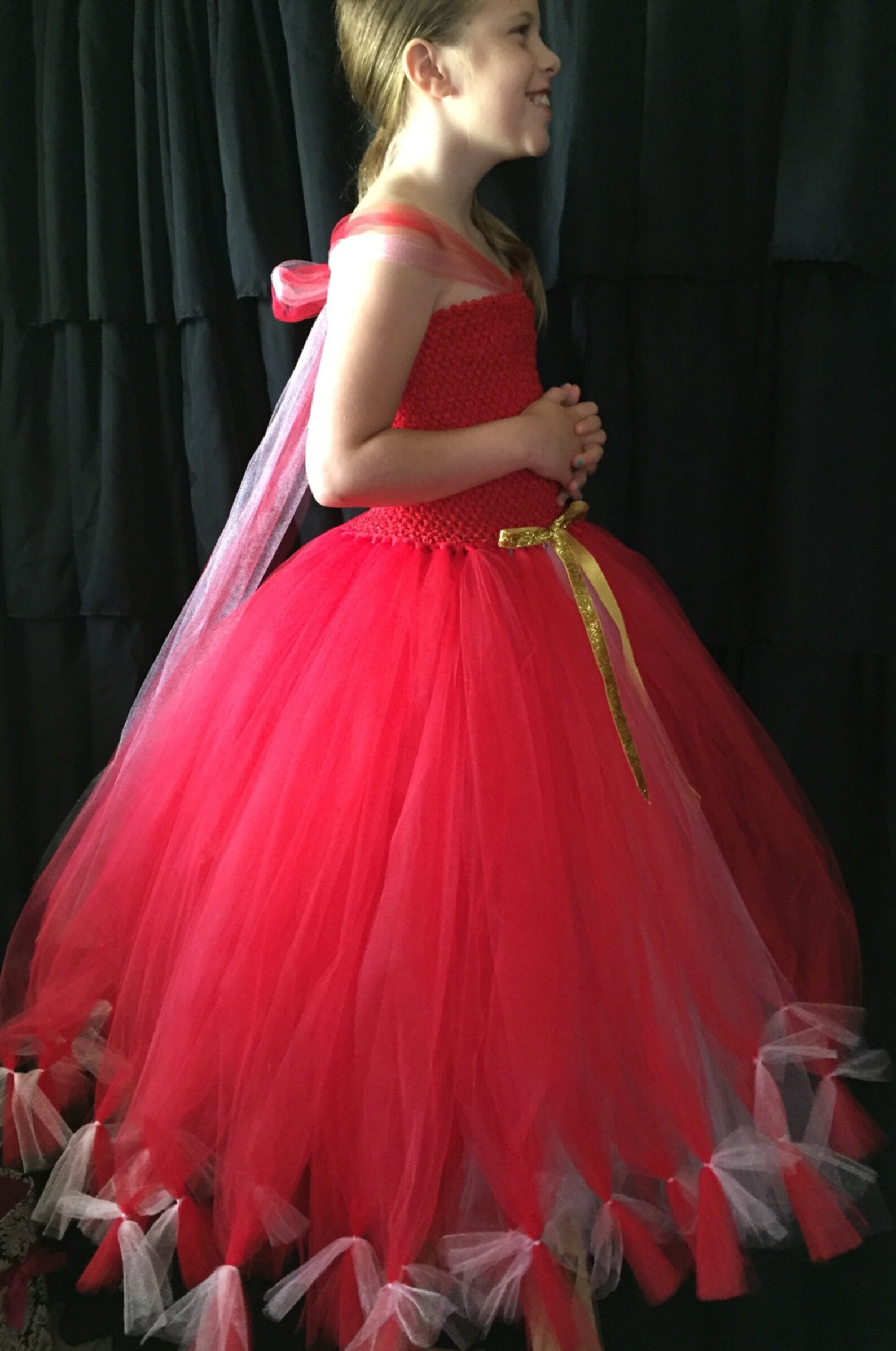 HAWEE Girls Princess Dress Up Costumes Halloween Birthday Party Dress Cosplay Dress With Accessories