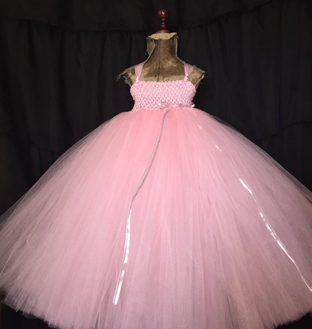 Pink Princess Costume, Princess Dress, Pink Flower Girl Dress, Pink ...