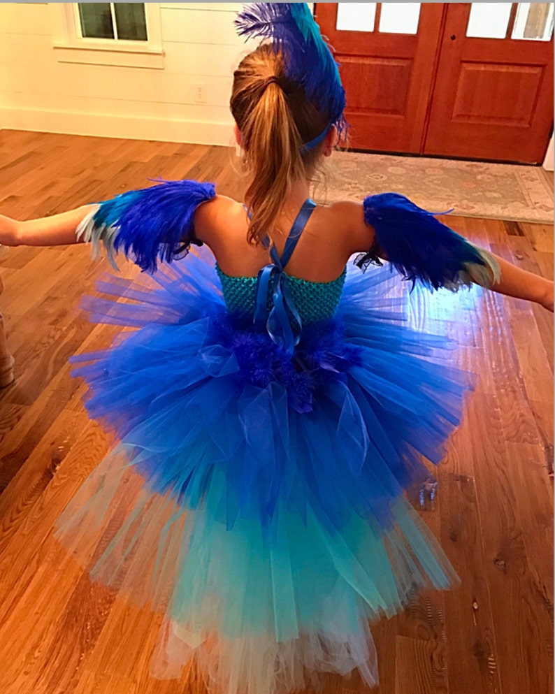Blue macaw parrot costume parrot wings blue wings costume | Etsy