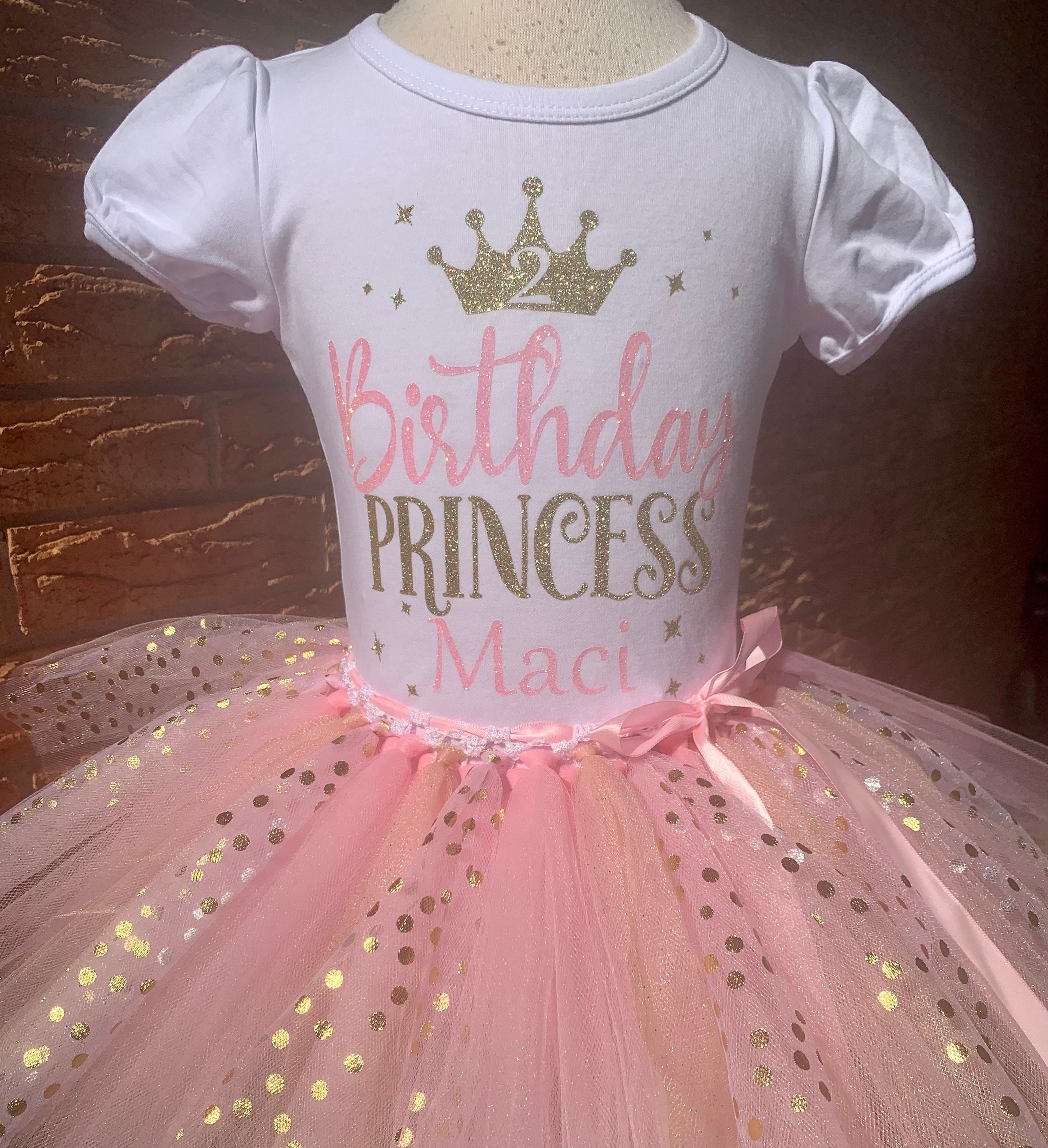 Princess birthday outfit 2 year old deals