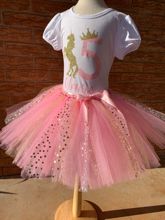 5th birthday unicorn outfit sale
