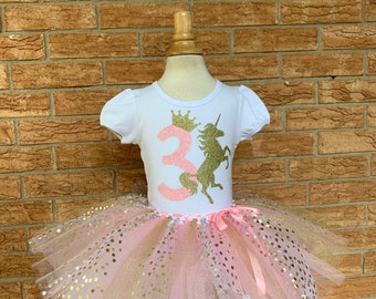 Third Birthday Shirt, 3rd Birthday Outfit, Girls Third Birthday