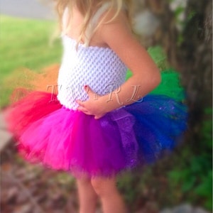 Girl&#39;s rainbow tutu costume dress, Lollipop Princess, circus tutu, candy land costume, rainbow dress, pride tutu, candy lollipop party tutu