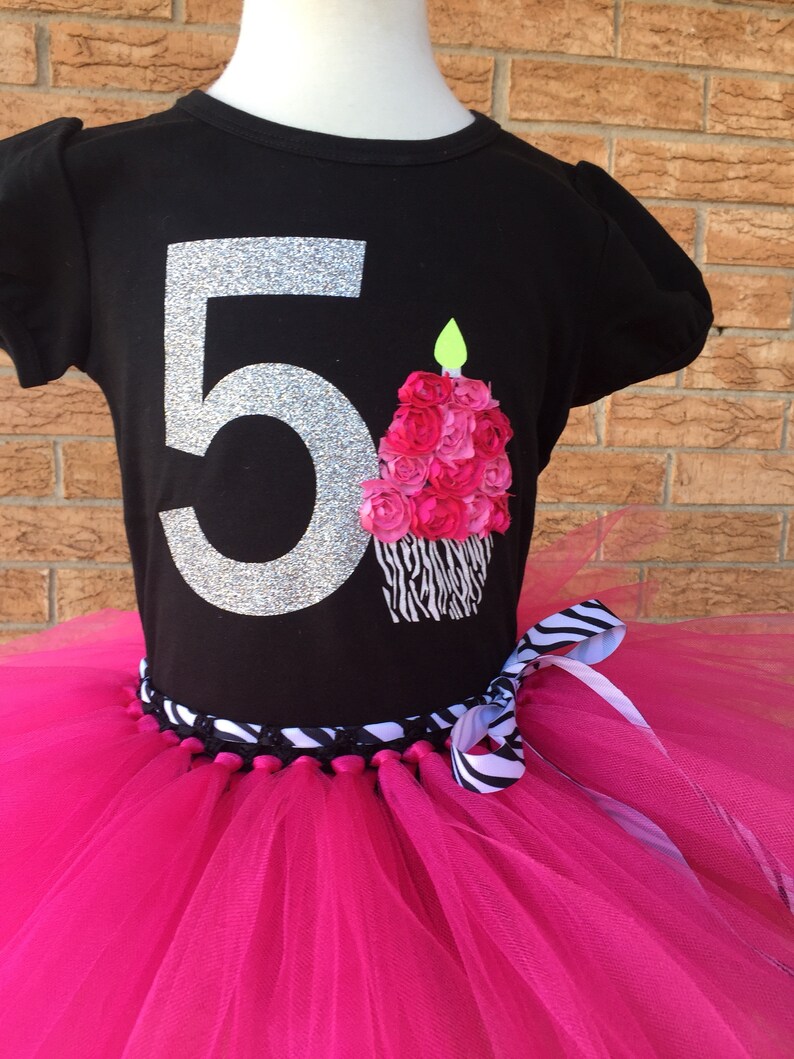 Girls Fifth Birthday T-shirt Five Year Old Girl Birthday