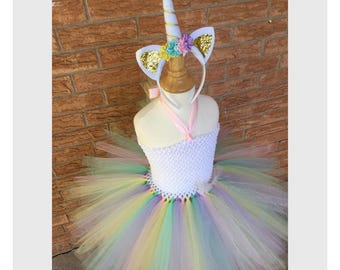 LED Unicorn Dress: Sparkling Fairy Tale Costume - Etsy