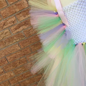 Unicorn Halloween costume, unicorn tutu, pony costume, Halloween costume, unicorn birthday, pastel rainbow tutu, birthday outfit, unicorn image 6