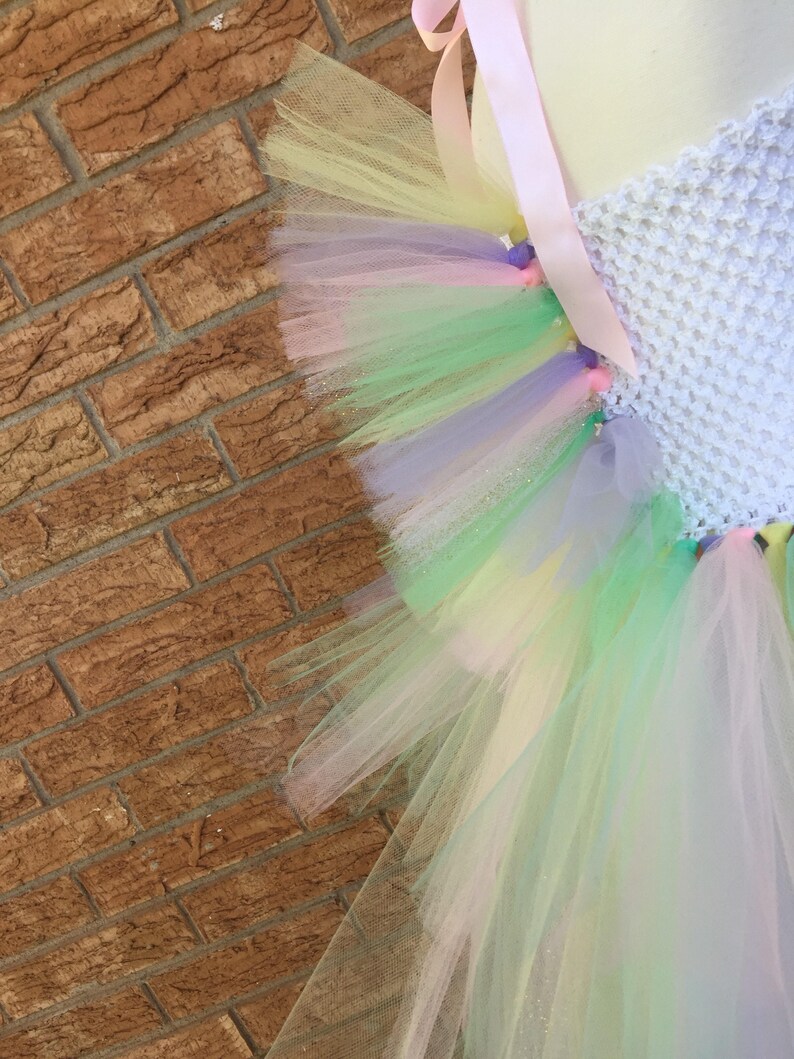 Unicorn Halloween costume, unicorn tutu, pony costume, Halloween costume, unicorn birthday, pastel rainbow tutu, birthday outfit, unicorn image 6