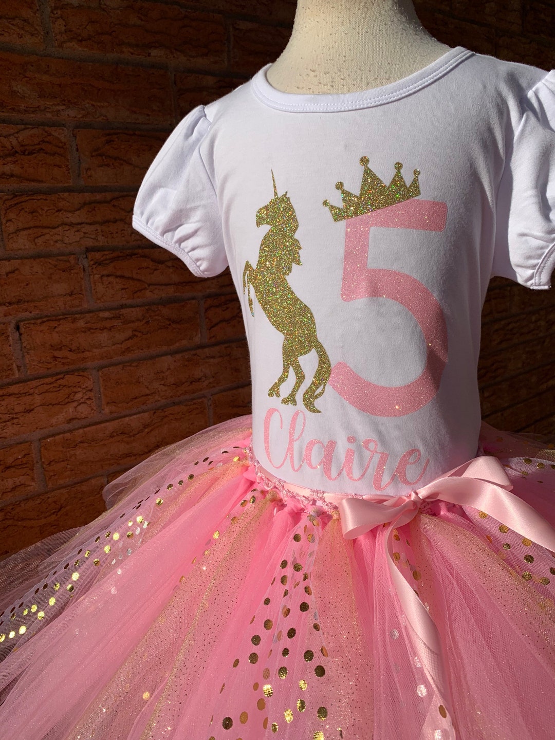 Fifth Birthday Shirt, 5th Birthday Outfit, Girls Fifth Birthday