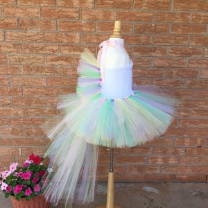 Unicorn Halloween costume, unicorn tutu, pony costume, Halloween costume, unicorn birthday, pastel rainbow tutu, birthday outfit, unicorn image 5