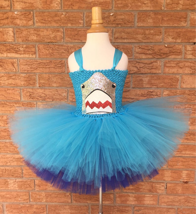 Shark Costume Jaws Costume Shark Tutu Halloween Costume Etsy