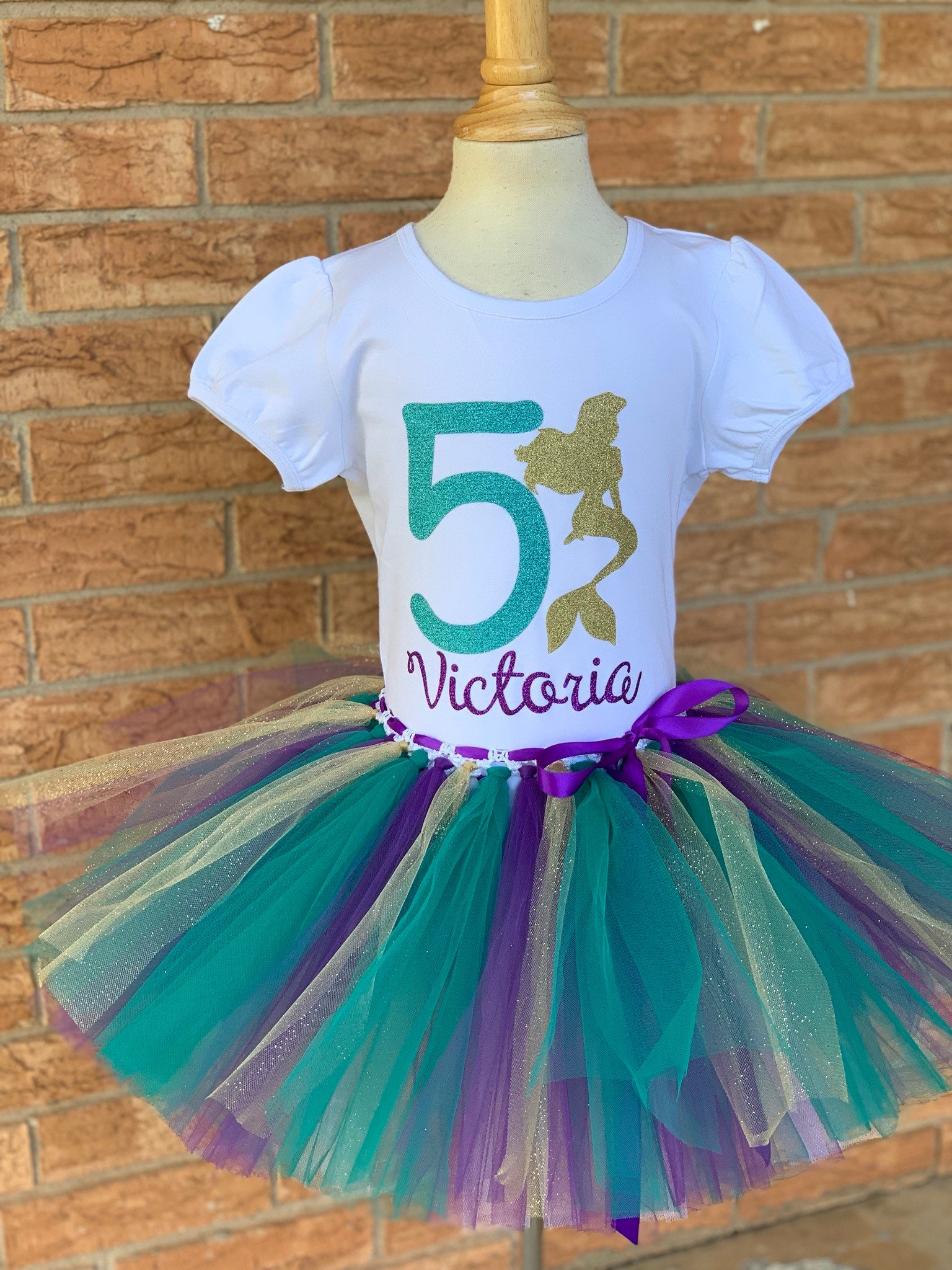 mermaid birthday outfit girl