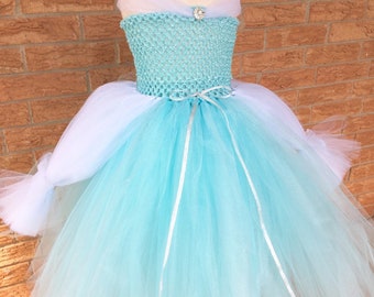 Cinderella costume, blue princess dress, cinderella dress up, fairy tale, tutu dress, princess costume