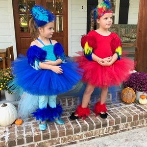 Parrot costume tutu, macaw costume, parrot tutu, halloween costume, pageant outfit, parrot, red tutu, parrot, rio, bird costume, bird tutu