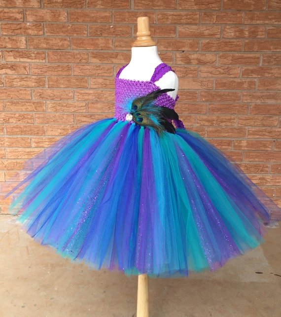Peacock Feather Gown - Etsy