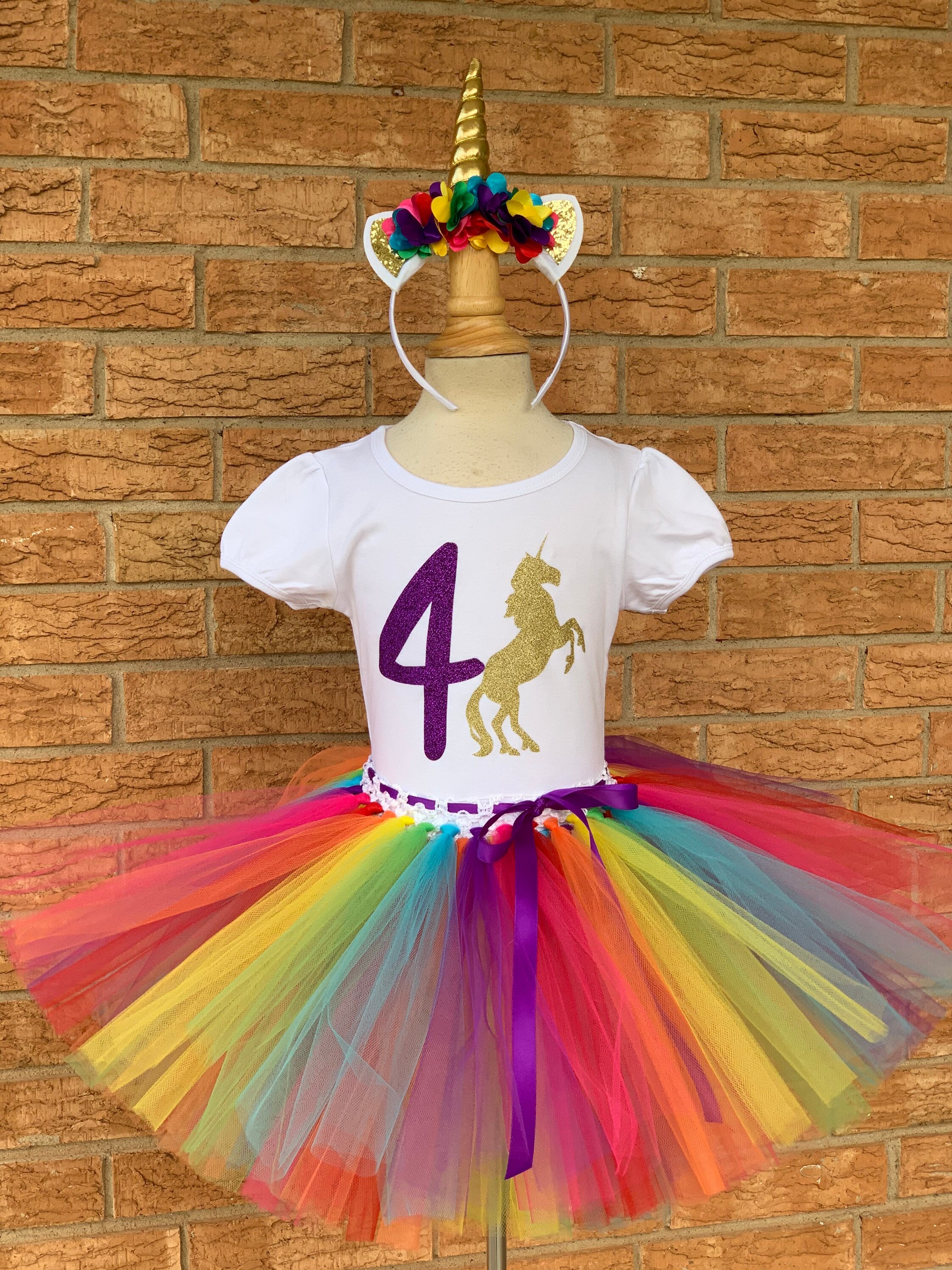 girls 4th birthday outfit