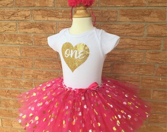 Flicka första födelsedagströja, 1-årsdagsoutfit, flickors 1-årsdag, fyller ett år tutu, flickas första födelsedagströja, ett år gammal