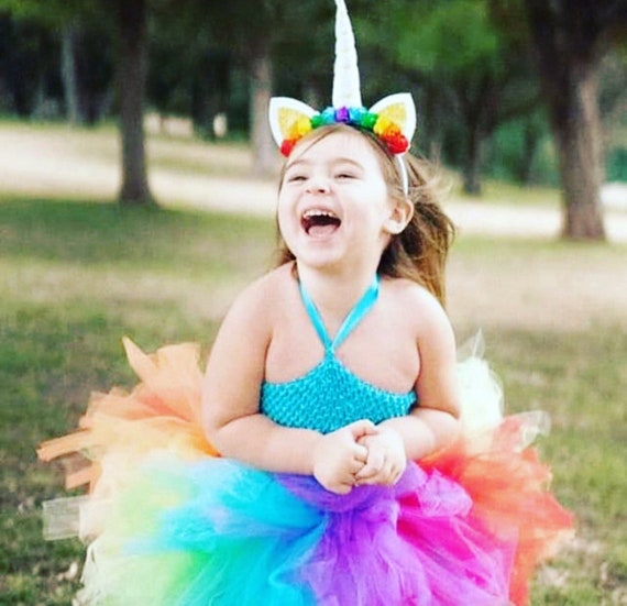 Rainbow Unicorn Costume Pony Tutu Pony Costume Halloween Costume Unicorn Birthday Rainbow Tutu Birthday Outfit Unicorn Dress Etsy UK