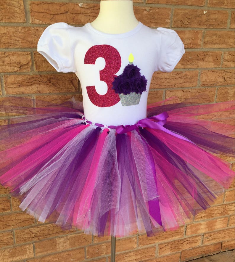 pink third birthday number 3 shirt 3rd birthday 3rd birthday girls outfit Girl/'s Third birthday outfit glitter birthday shirt with skirt