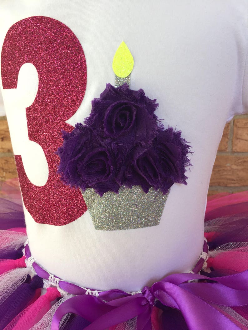 pink third birthday number 3 shirt 3rd birthday 3rd birthday girls outfit Girl/'s Third birthday outfit glitter birthday shirt with skirt