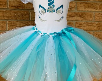 Girl's winter unicorn birthday outfit, birthday shirt for girls, snowflake birthday, unicorn snowflake, winter princess unicorn