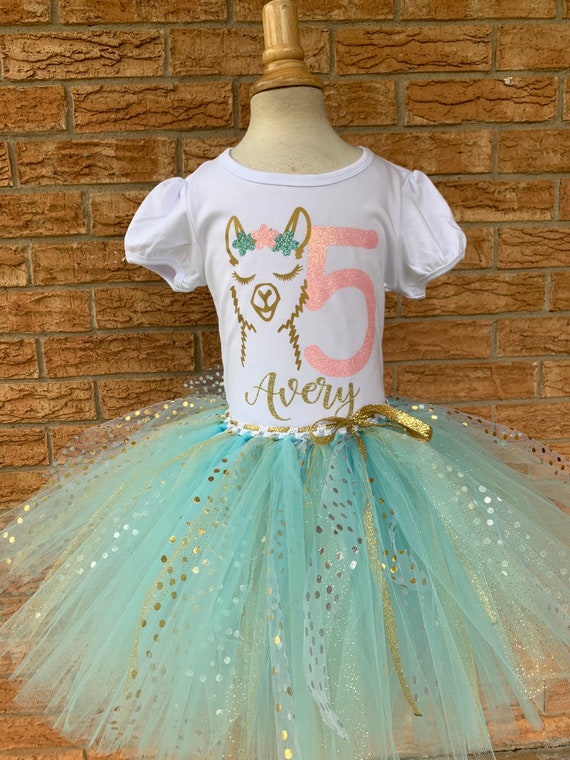 llama birthday dress Llama Fifth Birthday Outfit, Llama Birthday, 5 Shirt, Turning 5, Girls 5th  Birthday, Fairy Tale Birthday