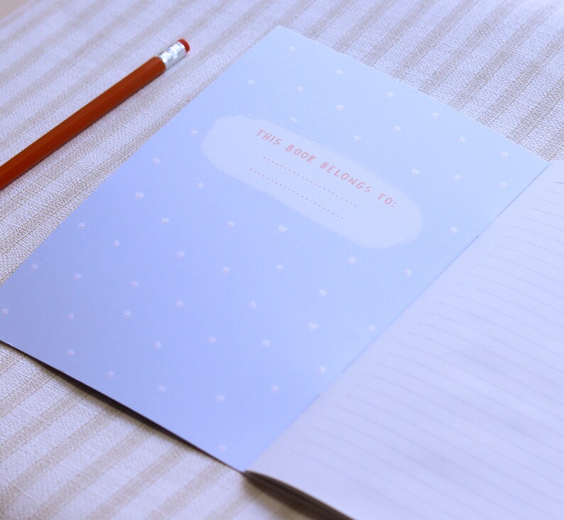 Jane Austen Fan Art FizzandFlourish A5 Lined Paper Notebook Classics Collection Elizabeth Bennet Handmade Notebook