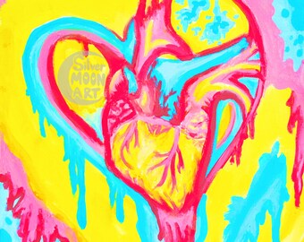 Pan Hearts- Pansexual Pride Print
