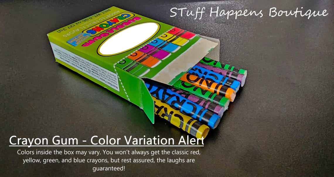 Crayon Ration Marine Corps Tactical Ration Box - 3D Printed Box W/ Crayons OR Gum - Etsy