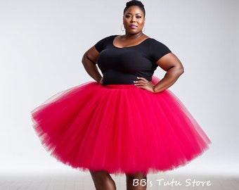 Plus Size Adult Tutu Skirt - Variety of Colors