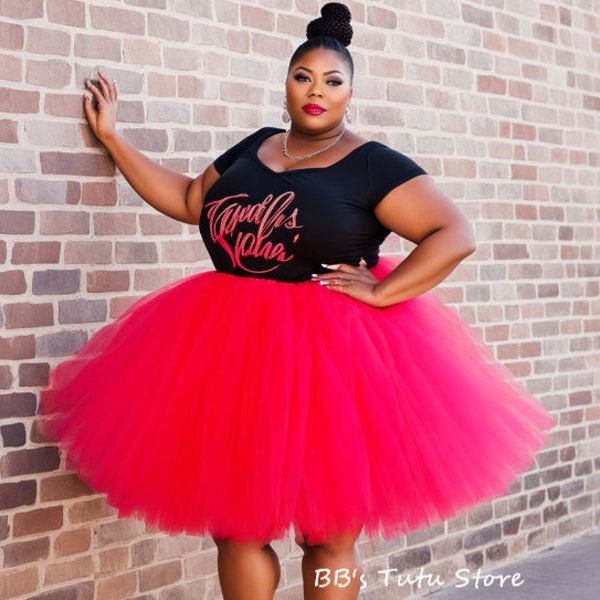 Plus Size Adult Tutu Skirt - Variety of Colors