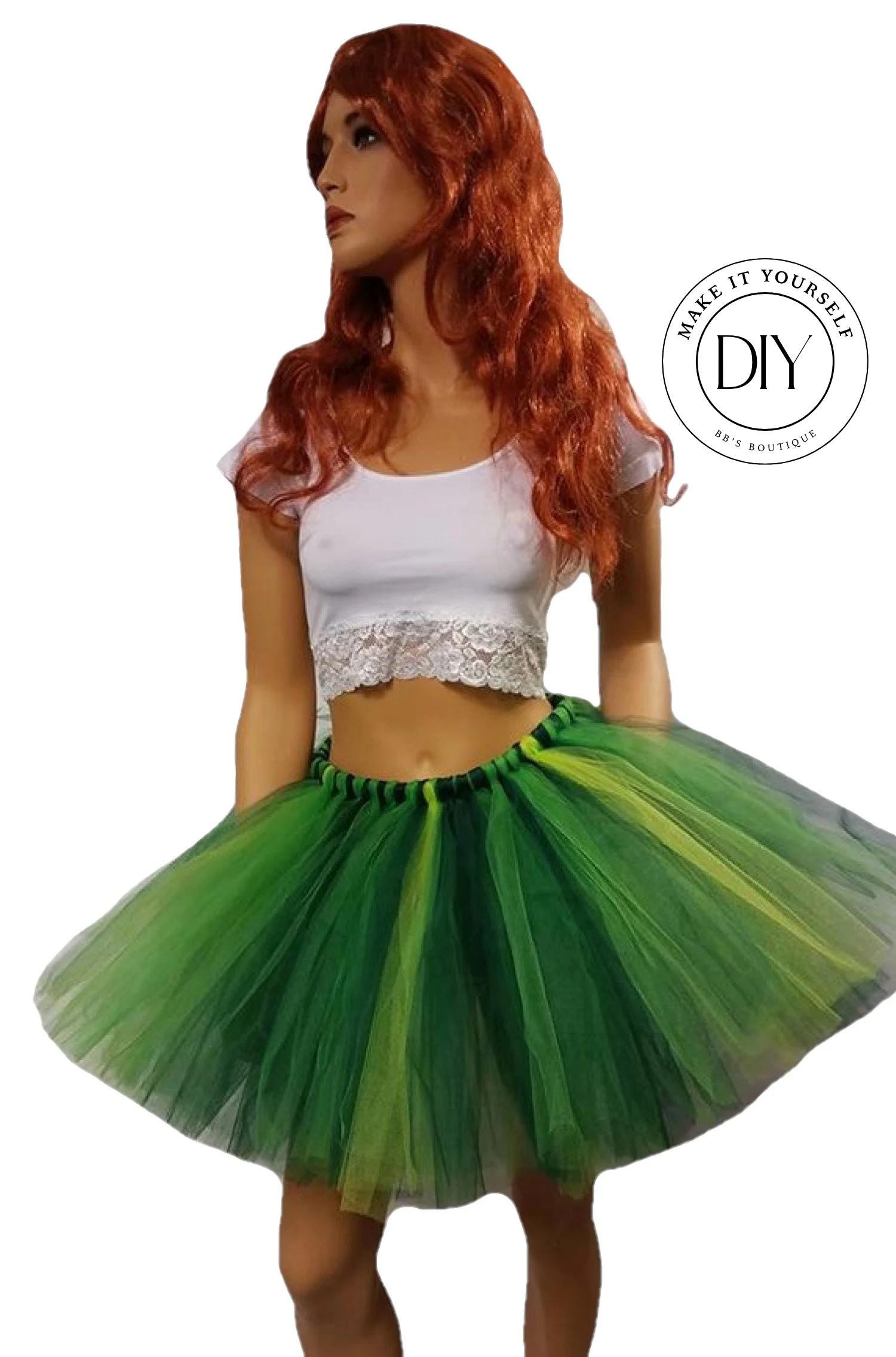 ◆BITTER CELLS◆ Coco Tutu Skirt Cream Adult Tutu Skirt, Classic Elastic 3 Layer Tulle Tutu for