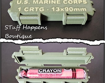 US Marine Corps Tactical Gum Ration Box - 3D Printed Box