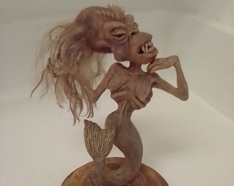 Feejee fiji Mermaid Sideshow gaff freak fish creature oddity sea creature
