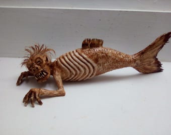 Feejee  fiji Mermaid Sideshow gaff freak
