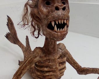 Feejee  fiji Mermaid Sideshow gaff freak 13.5 inches