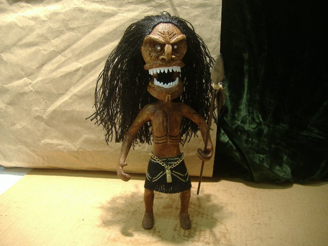 Trilogy of Terror Zuni Doll 10 Inches With Scroll Etsy