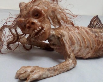 Feejee fiji Mermaid 5.5 inches long Sideshow freak gaff cryptozoology oddity