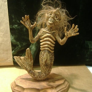 Feejee Fiji Mermaid Sideshow freak gaff oddity sea creature folklore