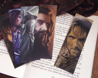 LoR bookmarks | art bookmarks | book gifts | gifts for him and her