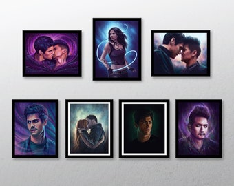 Shadowhunters art prints | Alec, Magnus, Clary, Jace | wall art