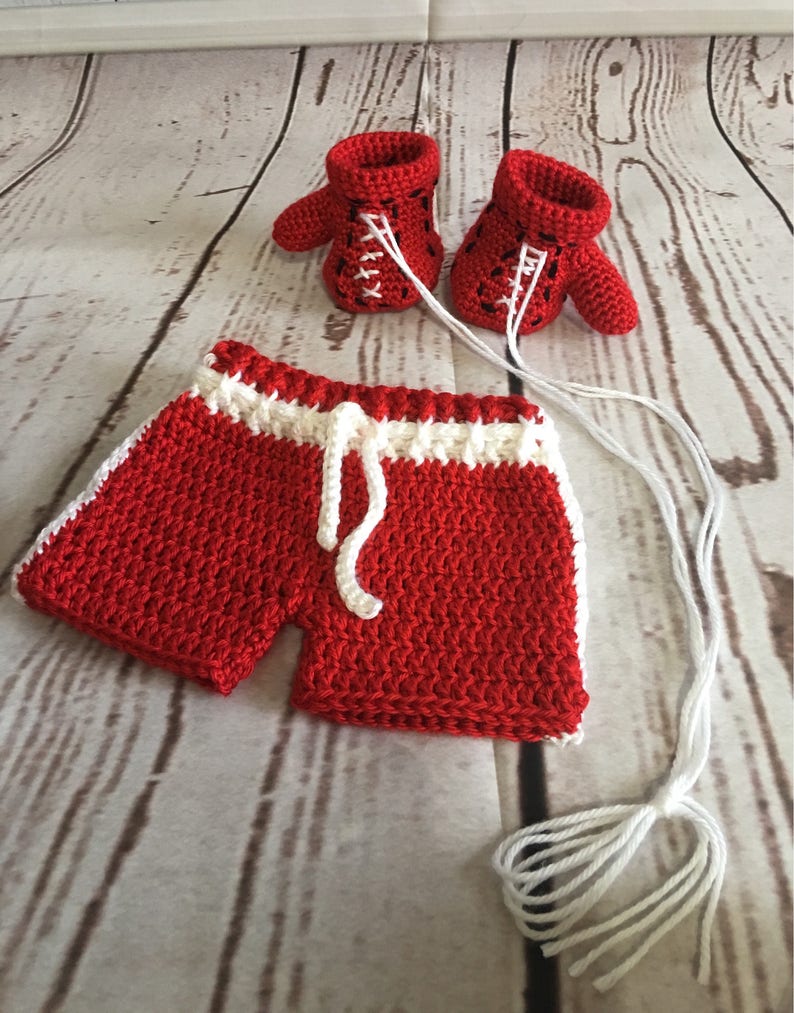 Baby Boxing Costume Baby Boxing Outfit Baby Photo Prop Newborn Boxing Outfit Baby Boxing Newborn Photo Prop Newborn Photo Outfit