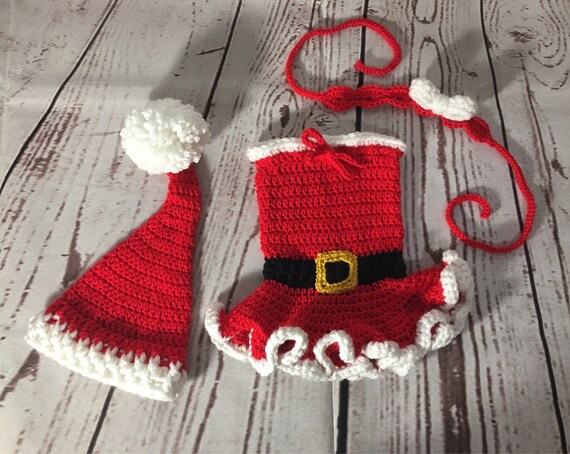 newborn santa dress