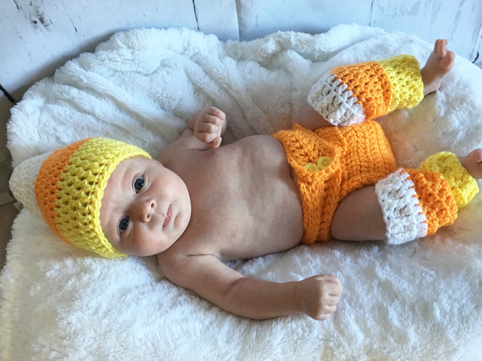 Candy Corn Baby Costume Candy Corn Costume Baby Photo Prop Etsy Canada
