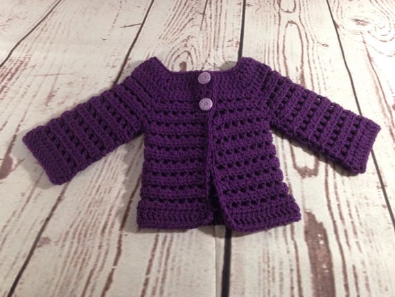 crochet hoodie cardigan