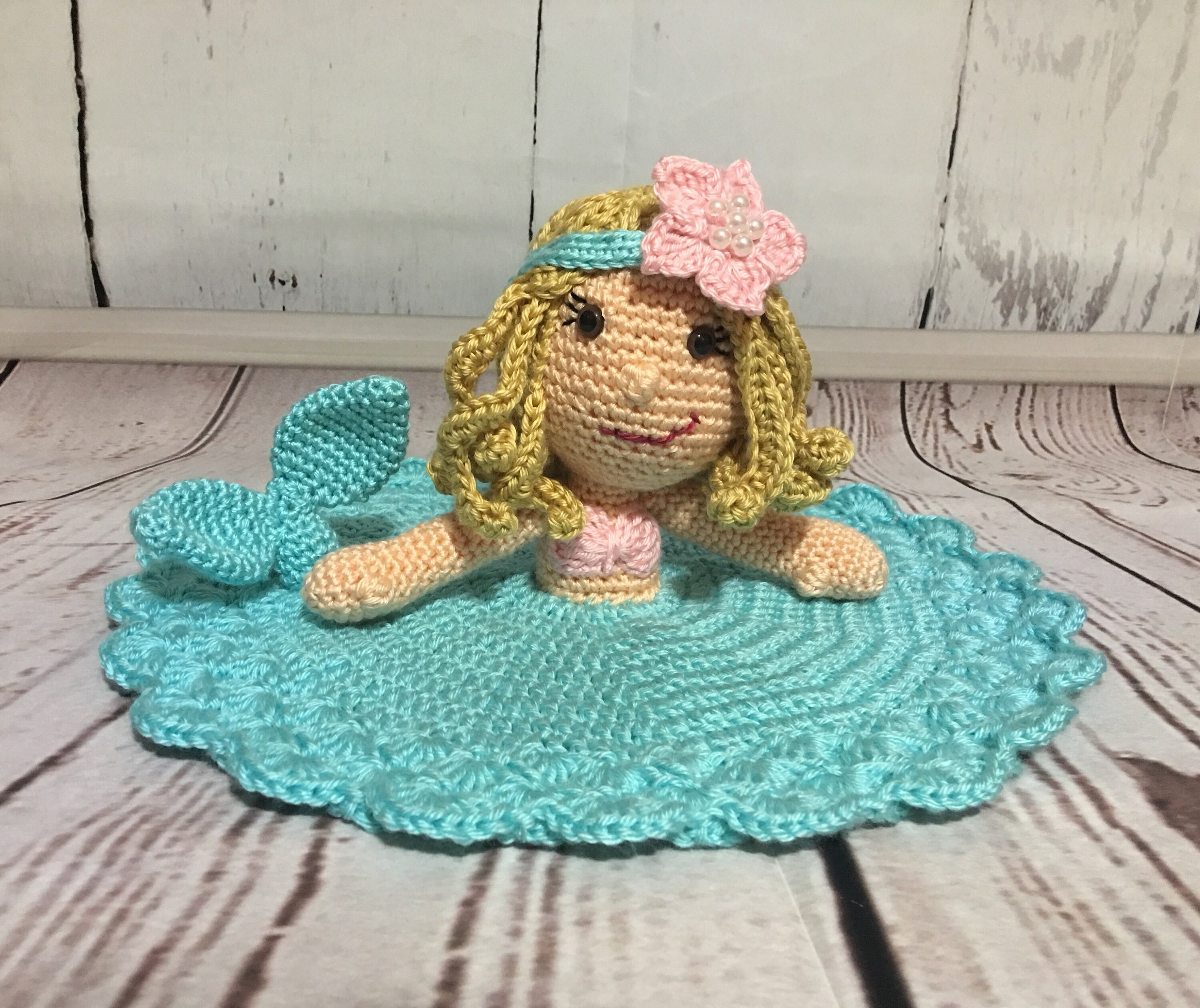 mermaid security blanket