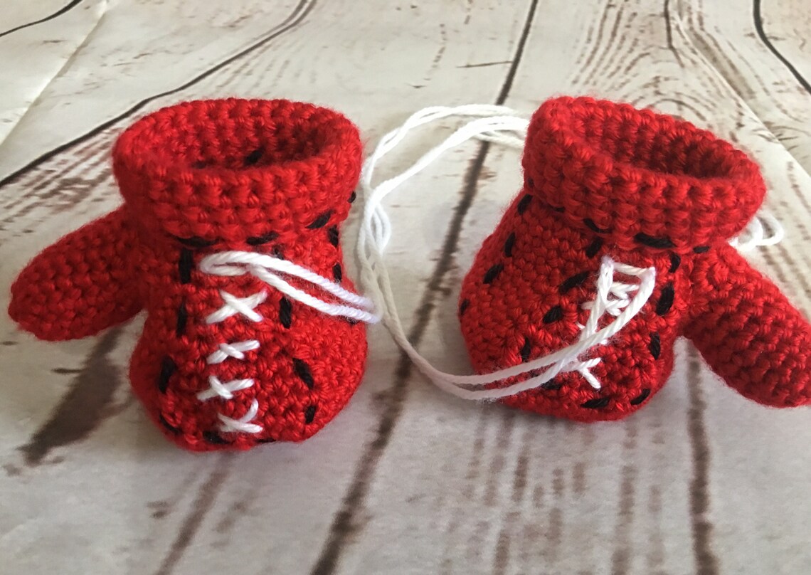 Baby Boxing Gloves Boxing Gloves Crochet Gloves Crochet Etsy Canada